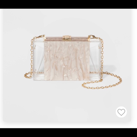 clear acrylic purse